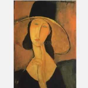 Amedeo Modigliani Woman with Hat, Giclee LE